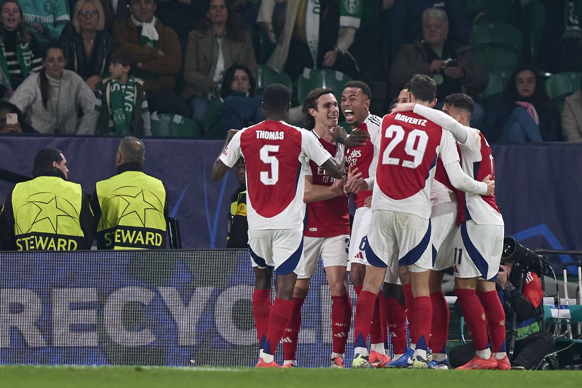 Sporting-Arsenal, 1-5 Gyokeres: «Festejo de Gabriel? É giro, se não tens um teu, tens de roubar»