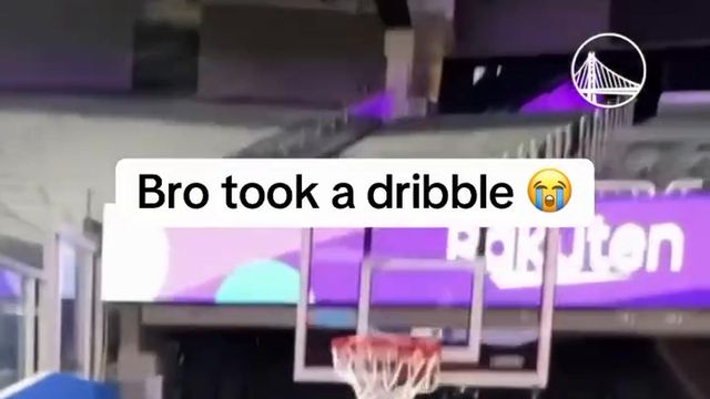 Stephen Curry aceitou o desafio da bola de cristal. Veja como correu