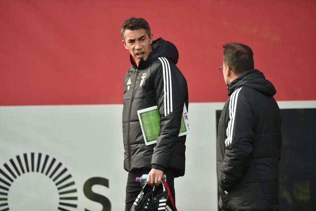 Bruno Lage, treinador do Benfica (foto: Miguel Nunes)