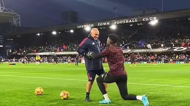 Treino intenso de treinador de guarda-redes de Amorim dá nas vistas