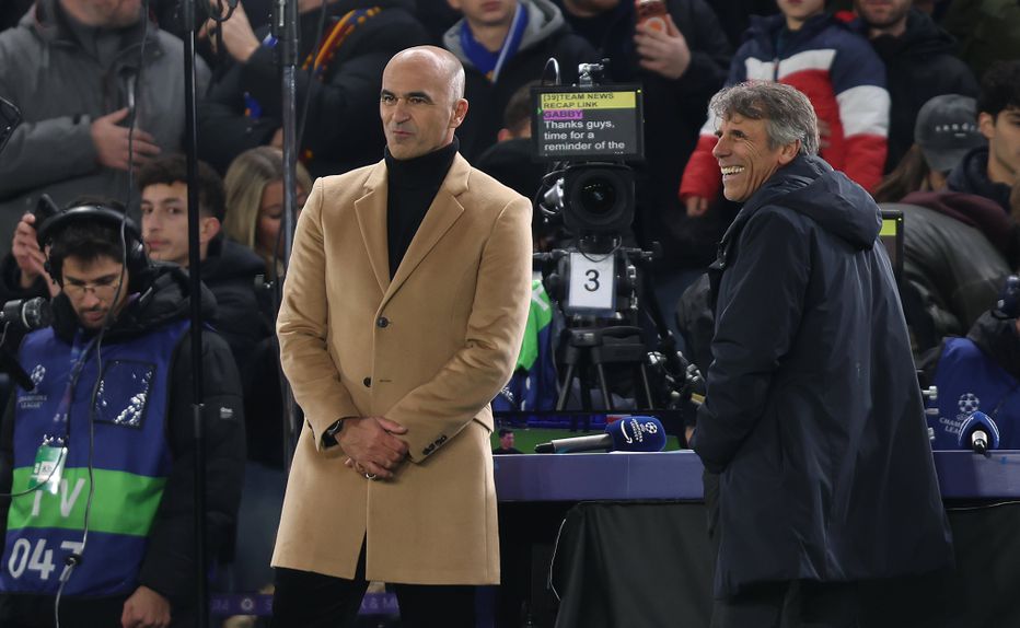 Roberto Martínez assistiu 'in loco' ao Chelsea-Barcelona (3-0)