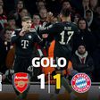Tome nota: só tem 17 anos e marca pelo Bayern em casa do Arsenal