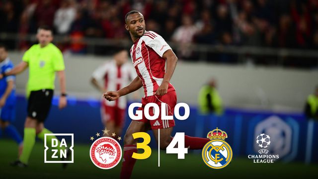 E não é que o Real Madrid acabou a sofrer? El Kaabi deu esperança ao Olympiakos