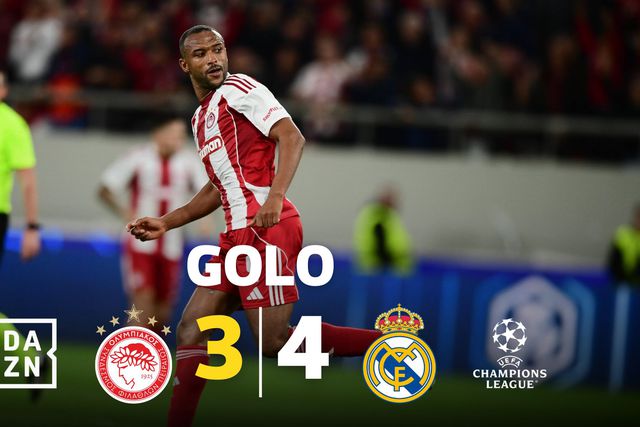 E não é que o Real Madrid acabou a sofrer? El Kaabi deu esperança ao Olympiakos