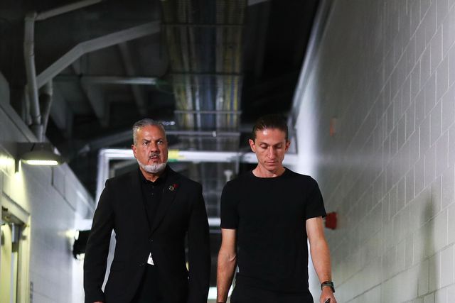 José Boto com Filipe Luís no Flamengo - Foto: D. R.