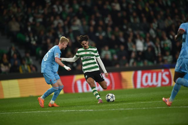 Seys, aqui com Trincão, teve uma noite muito difícil - Foto: Miguel Nunes