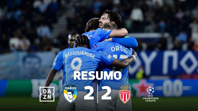 O dia começou bem com este Pafos-Mónaco