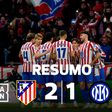 Em casa do Atlético de Madrid, só acaba quando soa o apito final. E o Inter que o diga