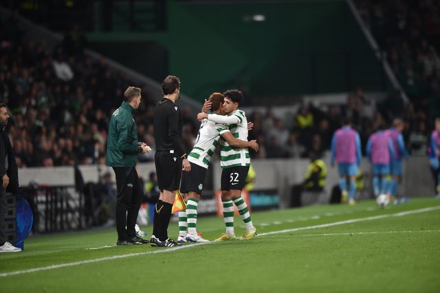 Morita substitui João Simões no jogo entre o Sporting e o Club Brugge - Foto: Miguel Nunes