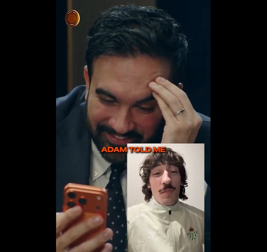 Bellerín enviou mensagem a Zohran Mamdani, presidente de Nova Iorque (X/@naciodigital)