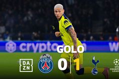 Richarlison finalizou grande jogada do Tottenham e chocou o PSG