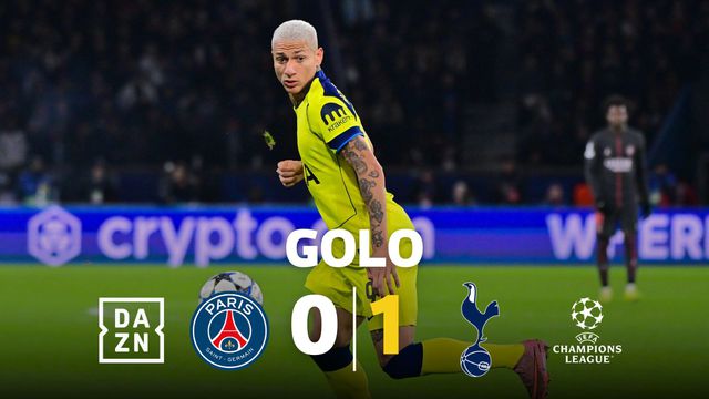 Richarlison finalizou grande jogada do Tottenham e chocou o PSG