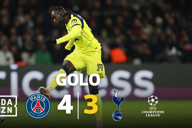 Vitinha prova que é humano... e oferece o terceiro ao Tottenham