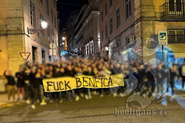 Imagem foi partilhada pela página hooligans.cz no X