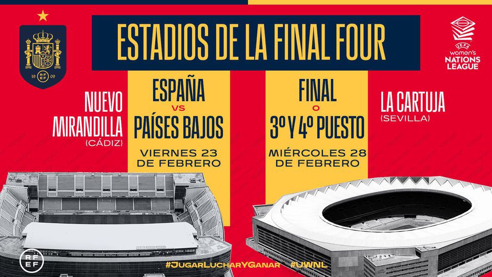 Espanha recebe 'final four' da Liga das Nações
