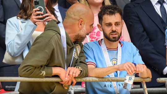 Bernardo Silva é o jogador mais utillizado de sempre por Pep Guardiola