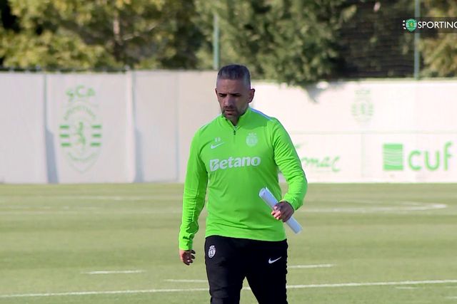 Sporting: veja as imagens do primeiro treino de Rui Borges