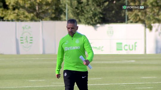 Sporting: veja as imagens do primeiro treino de Rui Borges