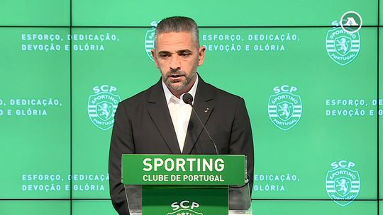 Rui Borges comenta a utilização do 3x4x3 no Sporting