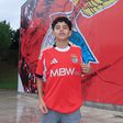 Lourenço Ramos, extremo de 14 anos - Foto: SL Benfica