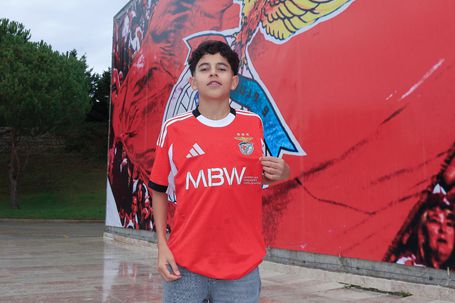 Lourenço Ramos, extremo de 14 anos - Foto: SL Benfica