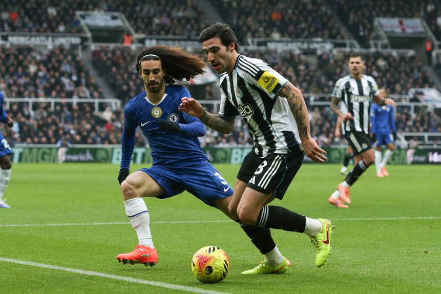 Sandro Tonali, médio italiano do Newcastle