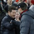 Simeone compreende Klopp: «Parece fácil ganhar, ganhar e ganhar, mas não é»