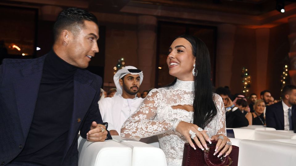 Cristiano Ronaldo com Georgina Rodríguez