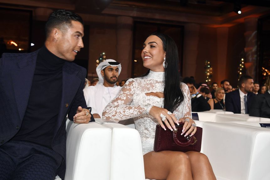 Cristiano Ronaldo com Georgina Rodríguez