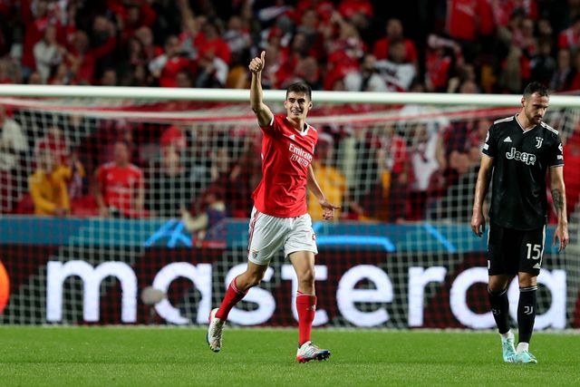 António Silva marcou à Juventus, no jogo da Luz de 2022/23 (IMAGO / Marco Canoniero)