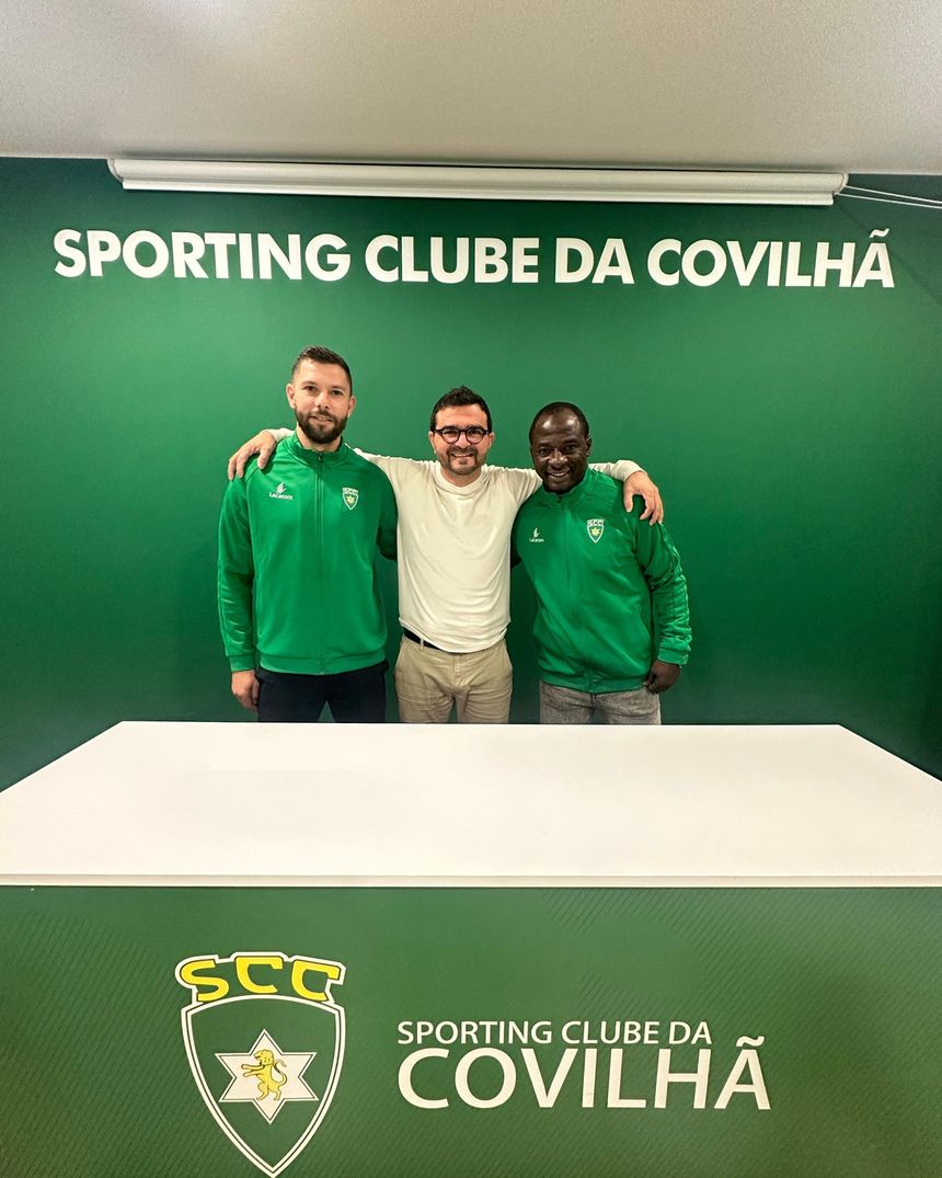 Luis Lourenço junta-se a Grimi no comando técnico do Covilhã (Facebook SC Covilhã)