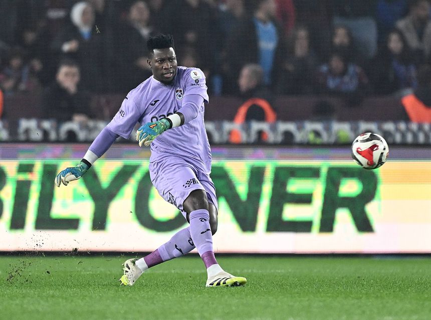 Onana está no Trabzonspor por cedência dos 'red devils'