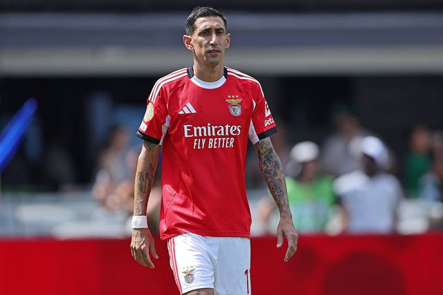 Di María com a camisola do Benfica no Mundial de Clubes
