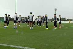 Nuno Santos e Eduardo Quaresma integrados no treino do Sporting