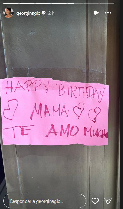 Aniversariante mimada - Foto: Instagram/Georgina Rodríguez