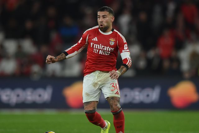 3.º Otamendi: 3330 minutos em 37 jogos - Foto: Miguel Nunes