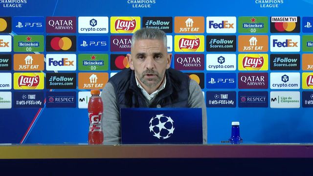 Rui Borges admite impacto de chegar ao top-8: «Para o calendário era muito bom»