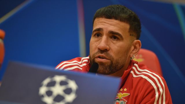 Nicolás Otamendi, central do Benfica - Foto Miguel Nunes