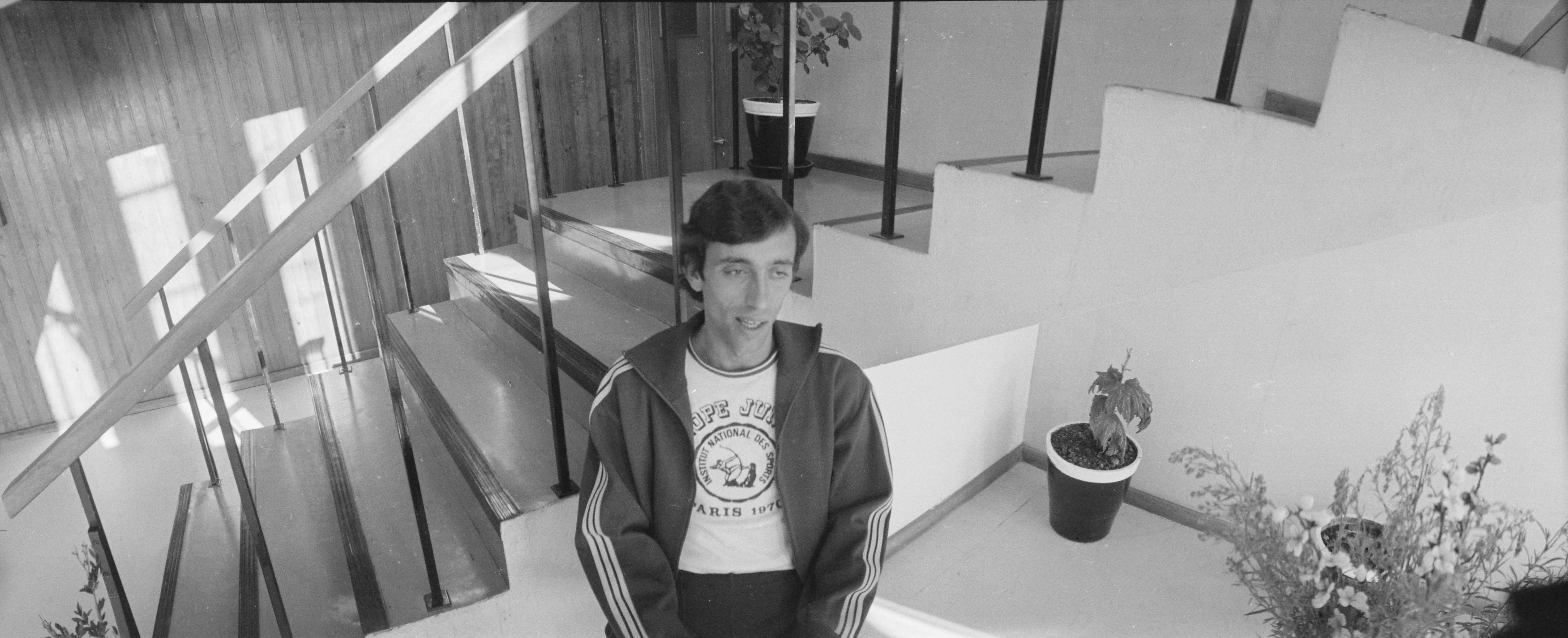 Mamede no Centro de Estágio do Estadio Nacional, em Lisboa. Foto datada de Agosto de 1972 - Foto: ASF/PRESS PHOTO AGENCY