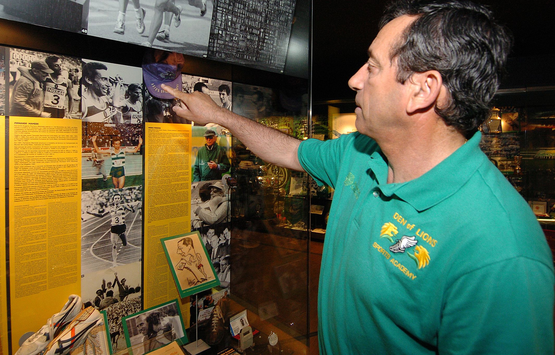 Fernando Mamede, durante uma entrevista a A BOLA, relativa ao 25.º aniversário do Recorde do Mundo alcançado em Los Angeles em 1984. Fotografia tirada na sexta-feira, dia 26 de junho de 2009 - Foto: ASF/Alexandre Pona