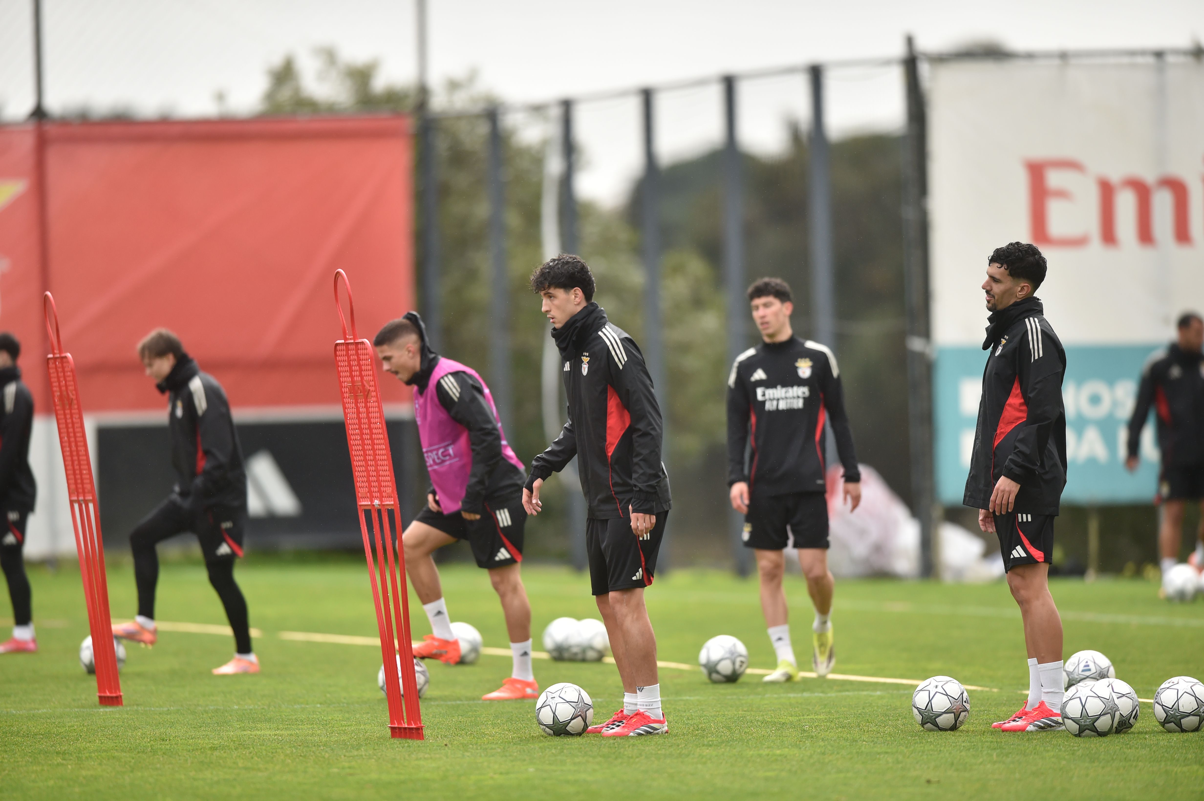 Último treino do Benfica antes do duelo com o Real Madrid para a UEFA Champions League - Foto: MIGUEL NUNES
