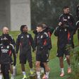 Último treino do Benfica antes do Real Madrid - Foto Miguel Nunes