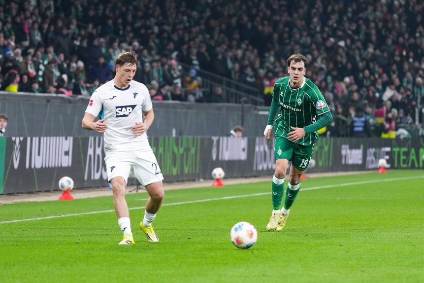 Hoffenheim bateu o Werder Bremen fora de portas (2-0)