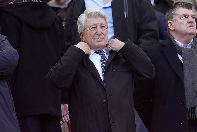 Enrique Cerezo, presidente do Atlético Madrid