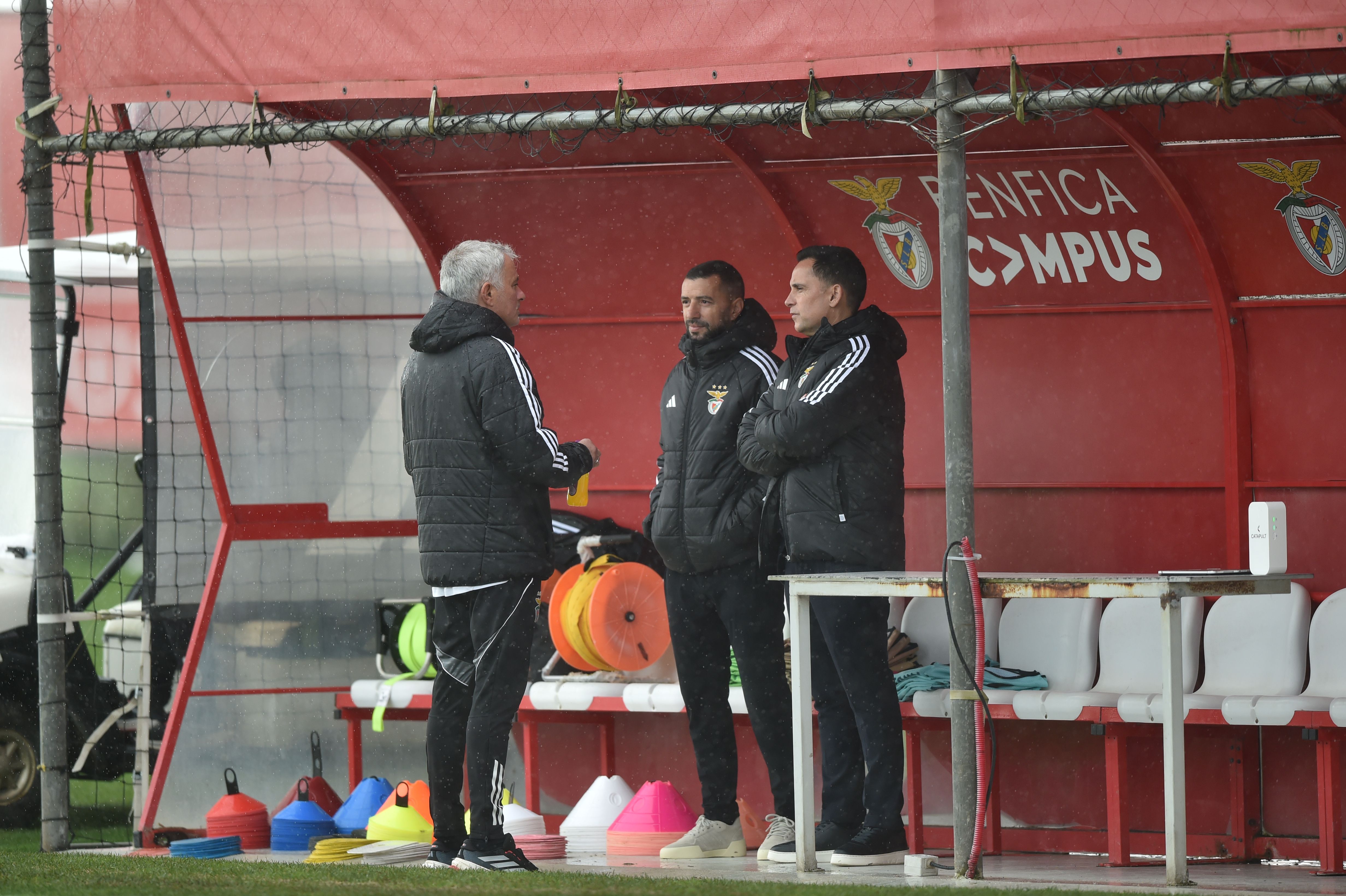 Último treino do Benfica antes do duelo com o Real Madrid para a UEFA Champions League - Foto: MIGUEL NUNES
