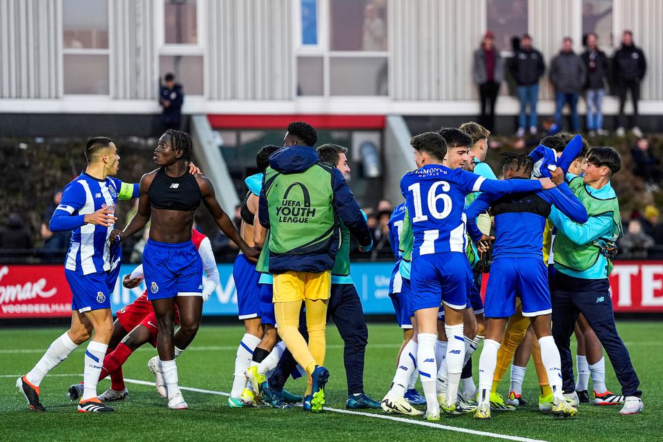 FC Porto vence o Az Alkmaar e está nos 'quartos' da Youth League