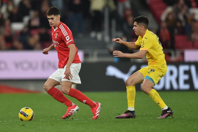 António Silva e Fran Navarro no Benfica-SC Braga da Taça de Portugal