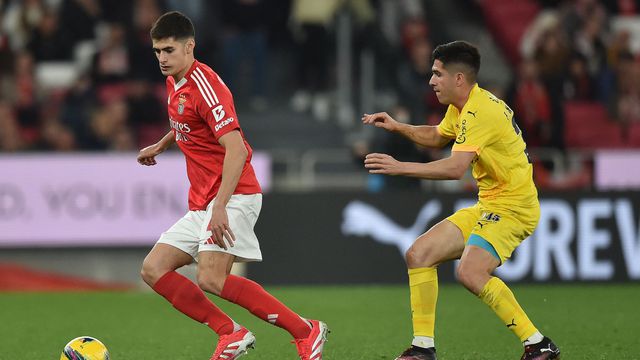 António Silva e Fran Navarro no Benfica-SC Braga da Taça de Portugal