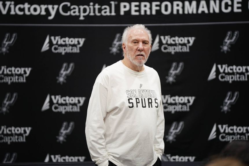 Gregg Popovich, em setembro do ano passado, antes de sofrer o AVC