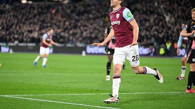 Soucek marca em dia de aniversário e adianta o West Ham (vídeo)